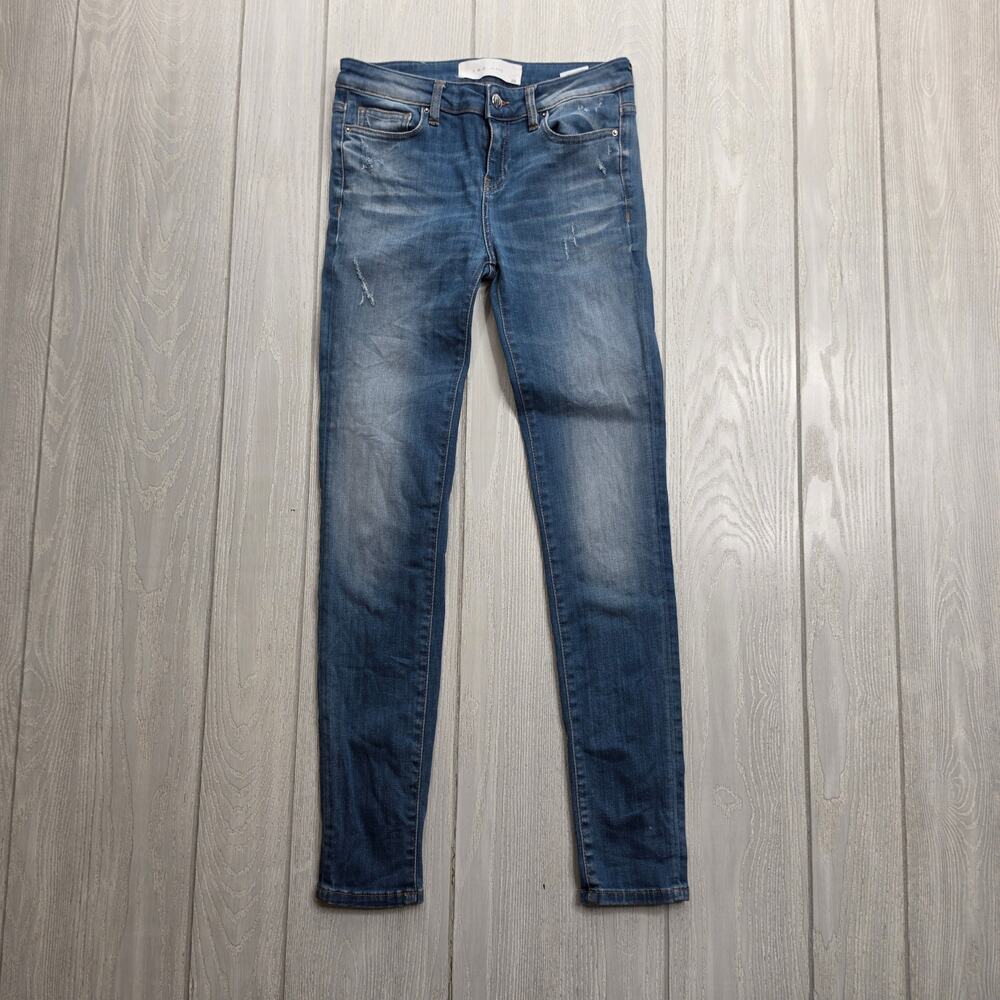 Iro jeans Blue Distressed Nyril Ajuste Skinny Jeans Size 26